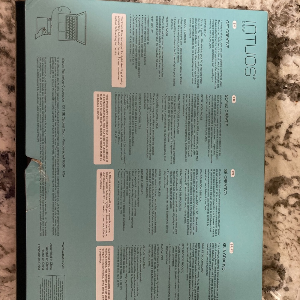 Wacom Intuos Creative Pen Tablet - Picture 7 of 7